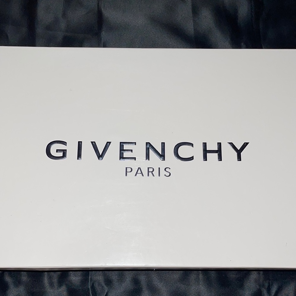Givenchy Shark black grained leather boots